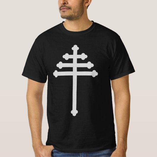 マロニテ教会クロス Tシャツ (正面)