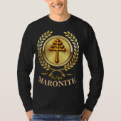 マロニテ教会 長袖Tシャツ Tシャツ (正面)