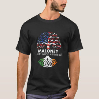 マロニー アイルランドの家族名 ケルト アイルランドのルーツ Tシャツ