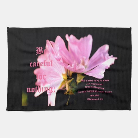 マロブーケフィリピ4:6 キッチンタオル (横)