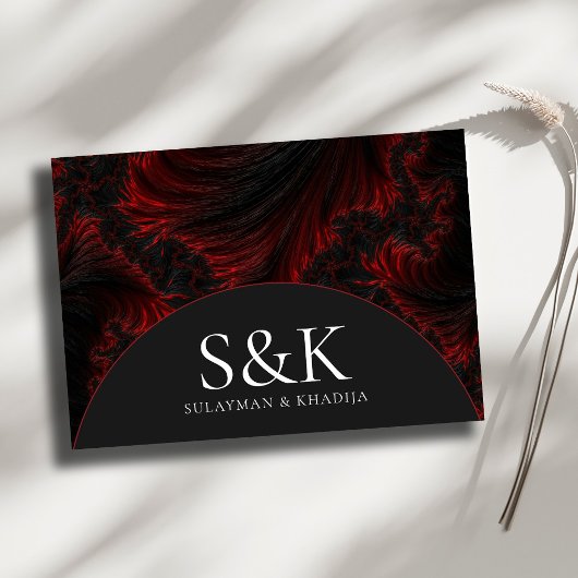 マロミニマルーンB&Wムスリム結婚イスラム 出欠カード