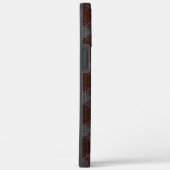 マロムクロスタータンチェックの格子状の小さなレリーフ、 浮き彫り Case-Mate iPhoneケース (裏面 / 右)