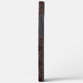 マロムクロスタータンチェックの格子状の小さなレリーフ、 浮き彫り Case-Mate iPhoneケース (裏面 / 左)