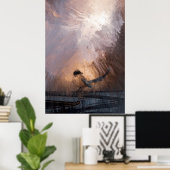 マロユニークリコンテンポラリーアート ポスター (ホームオフィス)