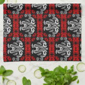 マロリニュージーランドアート キッチンタオル (折り畳み)