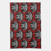 マロリニュージーランドアート キッチンタオル (縦)