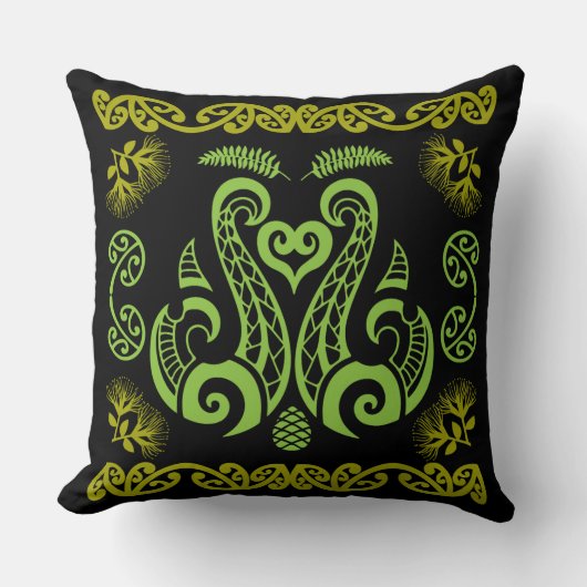 マロリニュージーランドアート クッション (正面)