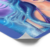 マロリーハロウィーンの魔女アートbyルネ・ラボイエ ポスター (角)