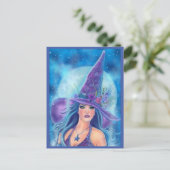 マロリーハロウィーンの魔女アートbyルネ・ラボイエ ポストカード (スタンド正面)