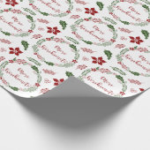 マロリーメリークリスマスリースメリキリヒメテ ラッピングペーパー (角)