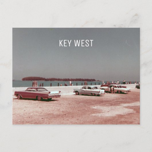 マロリー波止場鍵ウェスト1960sヴィンテージ ポストカード (正面)