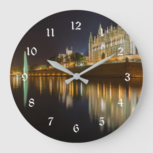 マロルカ、パルマ·デ·マロルカ、名勝写真 ラージ壁時計 (正面)