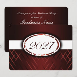 マロンとホワイトのクラス2027年パーティー 招待状