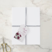 マロンの薔薇の結婚式 ギフトタグ (より糸付き)