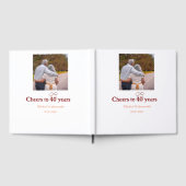 マロンは応援を40周年に結婚捧げる ゲストブック (全面)