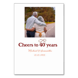 マロンは応援を40周年に結婚捧げる テーブルナンバー