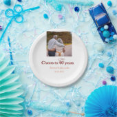 マロンは応援を40周年に結婚捧げる ペーパープレート (パーティー)