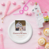 マロンは応援を40周年に結婚捧げる ペーパープレート (パーティー)