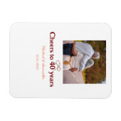 マロンは応援を40周年に結婚捧げる マグネット (横)