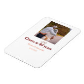 マロンは応援を40周年に結婚捧げる マグネット (左側)