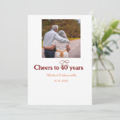 マロンは応援を40周年に結婚捧げる 招待状 (スタンド正面)