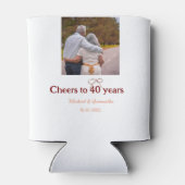 マロンは応援を40周年に結婚捧げる 缶クーラー (裏面)