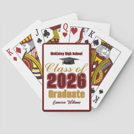 マロンゴールド クラスオブ2026 オーダーメイド 卒業パーティー トランプ
