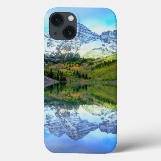 マロンベルズのマロンレイクへの映り込み Case-Mate iPhoneケース (裏面)