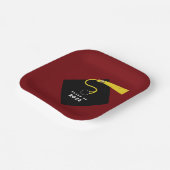 マロン卒業パーティー2026 ペーパープレート (傾斜あり)