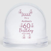 マロン白モーヴシュフ60歳の誕生日フローラ (裏面)