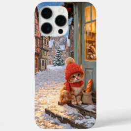 マロン・ウィンター・ベーカリー・子猫スマホケース iPhone 16 PRO MAXケース