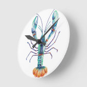 マロン ラウンド壁時計 (傾斜)