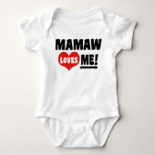 マローは私を愛している ベビーボディスーツ (正面)