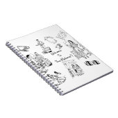 マローンへようこそ!1950sクラシックファミリー! ノートブック (右側)