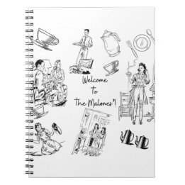 マローンへようこそ！1950sクラシックファミリー！ ノートブック