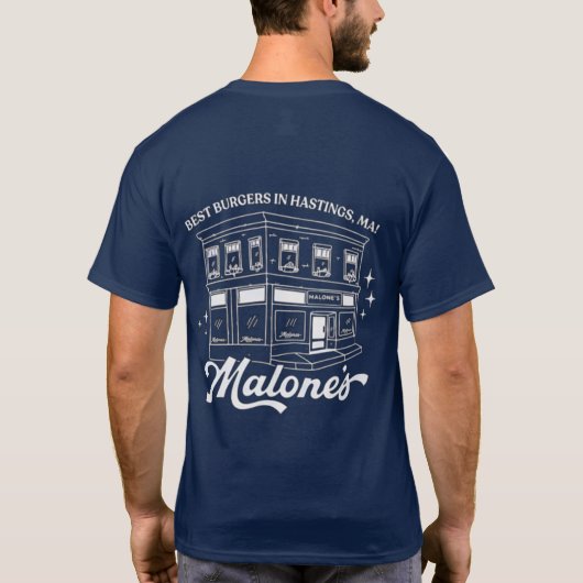 マローンズダイナー&バー Tシャツ (裏面)