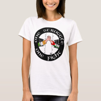 マンおもしろいアイルランドのパレスチナ1つの闘争、1つのフィッホ Tシャツ