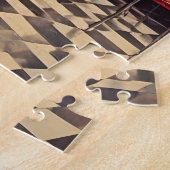 マンおもしろいアンドベアアットレトロディナー ジグソーパズル (側面)