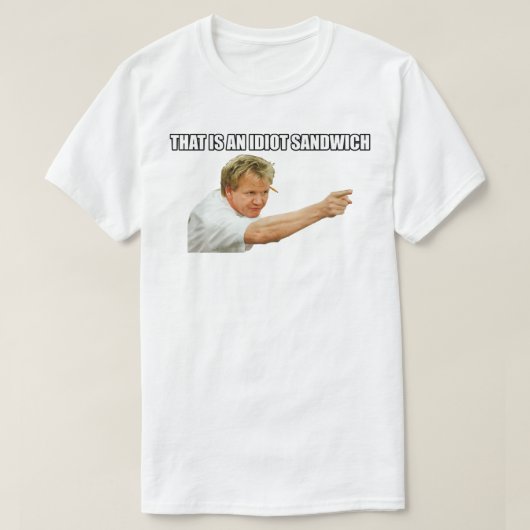 マンおもしろいスコットランドのテレビのスターのレストランのおもしろい所有者 Tシャツ (デザイン正面)