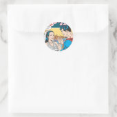 マンすごいアンドロイス漫画 ラウンドシール (バッグ)