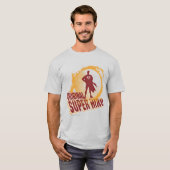マンすごいオリジナルすごいヒーロー Tシャツ (正面フル)