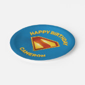 マンすごいゴールデンSシールドの輝き ペーパープレート (アングル)