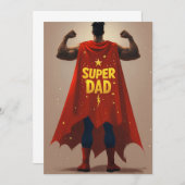 マンすごいスタイルファーザズデイカード 招待状 (正面/裏面)