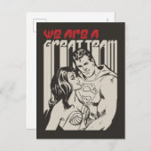 マンすごいバレンタインデー |私たちはチーム素晴らしだ シーズンポストカード (正面/裏面)