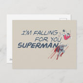 マンすごいバレンタインデー |私はあなたのために落ちる シーズンポストカード (正面/裏面)