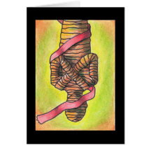 マンぶら下がったカード