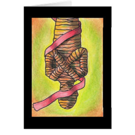 マンぶら下がったカード