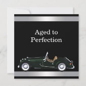 マンアンティークカーバースデーパーティー 招待状 (裏面)