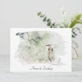 *~*マンアンブレラヒルズジャパンRSVP QR AR27 結婚's 招待状 (スタンド正面)