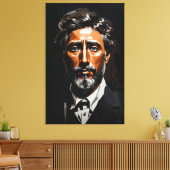 マンイタリアンローライトポートレート キャンバスプリント (インサイチュ (リビング))